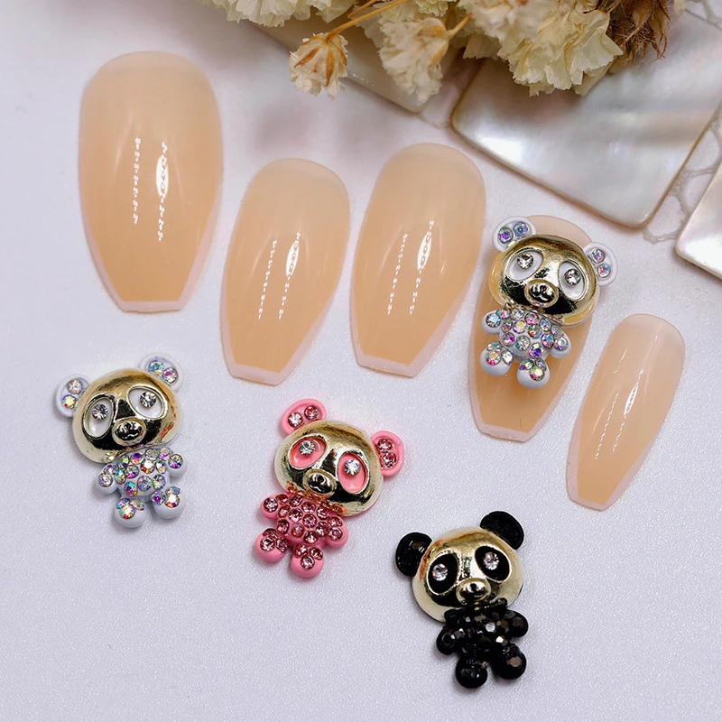 5 Pcs Cute Bear Luxury Zircon 3D Nail Art Charm Heart Crystal Shiny Nails Rhinestones Manicure Accessories
5 Pcs Cute Bear Luxury Zircon 3D Nail Art Charm Heart Crystal Shiny Nails Rhinestones Manicure Accessories