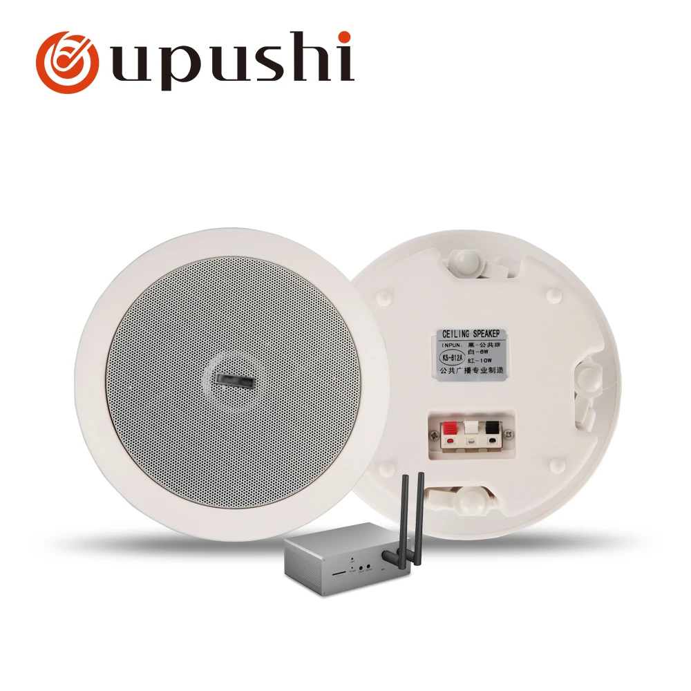 Oupushi bluetooth динамик wifi потолочный используйте смартфон мультикомнатное