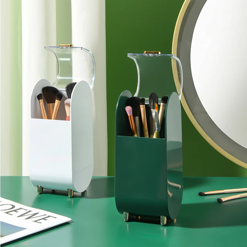 Makeup Brush Storage Box Cosmetic Organizer Make Up Brush Barrel Holder Eyebrow Pencil Plastic Case Waterproof Contains Pearls
Makeup Brush Storage Box Cosmetic Organizer Make Up Brush Barrel Holder Eyebrow Pencil Plastic Case Waterproof Contains Pearls