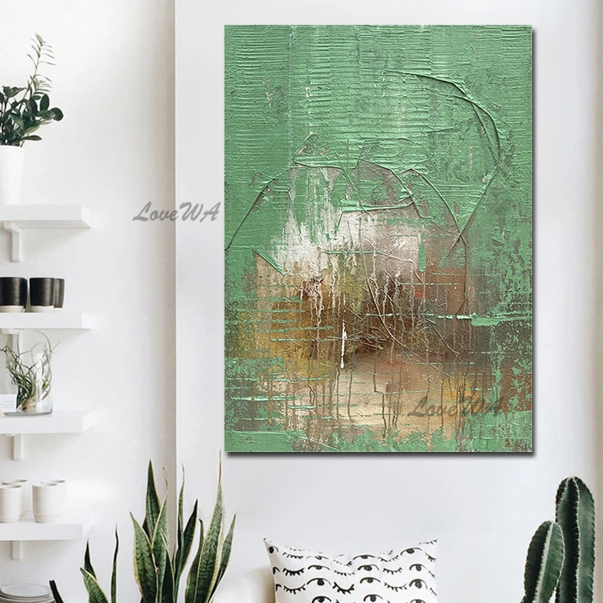 Contemporary Abstract 100% Handpainted Painting With Green Texture On Canvas Home Decoration Picture For Living Room No Framed
Contemporary Abstract 100% Handpainted Painting With Green Texture On Canvas Home Decoration Picture For Living Room No Framed
