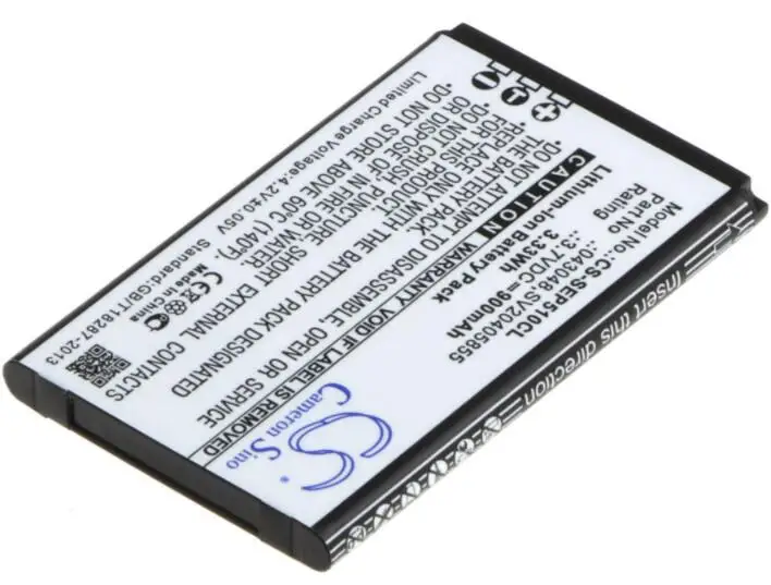 Аккумулятор cameron sino 900 мАч для беспроводного телефона SWISSVOICE ePure fulleco DUO 043048 C0487