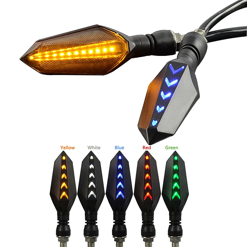 2Pcs Motorcycle Turn Signal Light Brake Lamp Flowing Water Lighting Amber Light LED Flicker Bendable Tail Indicator Flasher
2Pcs Motorcycle Turn Signal Light Brake Lamp Flowing Water Lighting Amber Light LED Flicker Bendable Tail Indicator Flasher