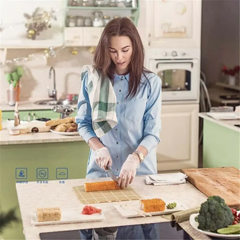 Unisex Gloves Disposable PVC Transparent Gloves Protective Gloves Baking Gloves 100 PCS
Unisex Gloves Disposable PVC Transparent Gloves Protective Gloves Baking Gloves 100 PCS