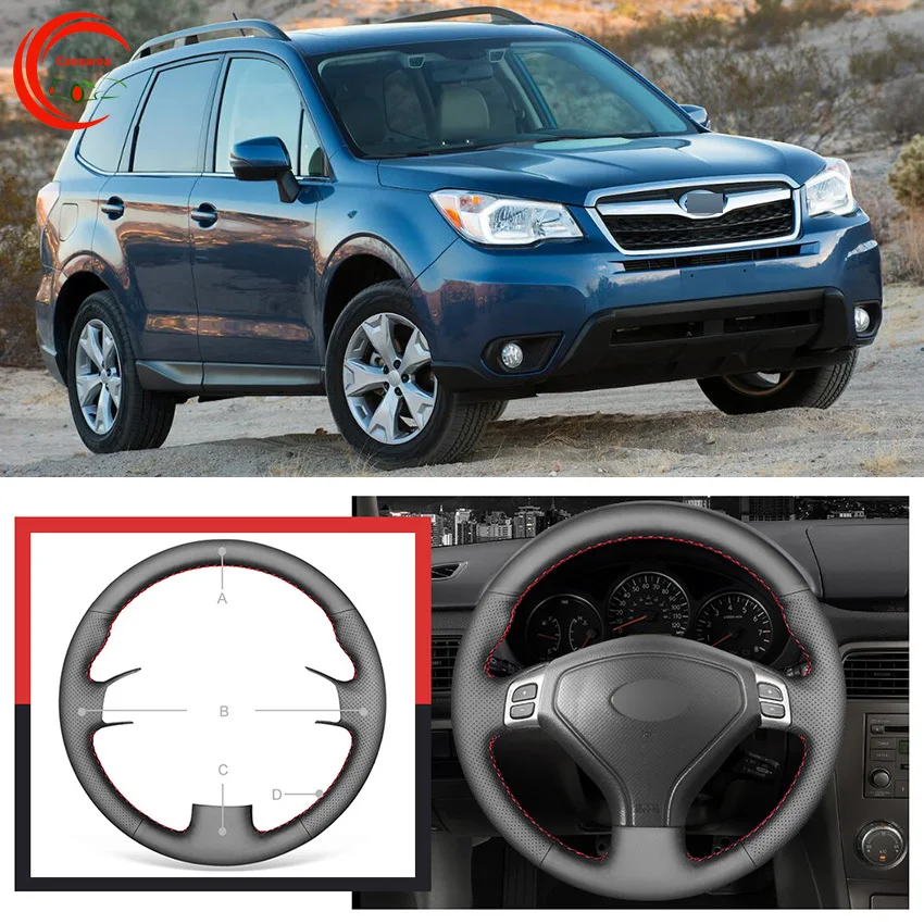 Для Subaru Forester 2005-2007 черный кожаный чехол рулевого колеса автомобиля DIY рука сшитый на заказ
Для Subaru Forester 2005-2007 черный кожаный чехол рулевого колеса автомобиля DIY рука сшитый на заказ