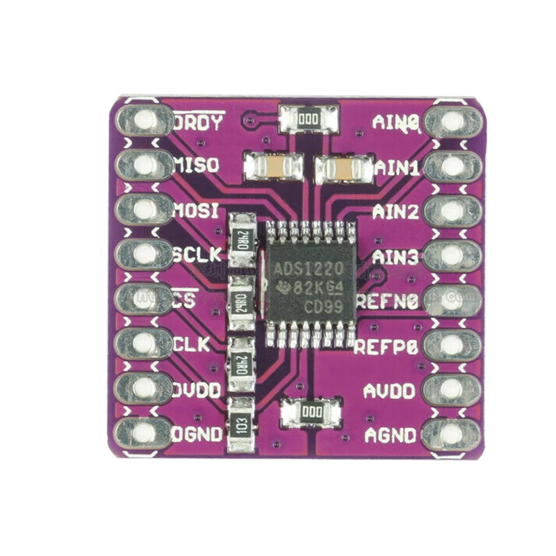 Cjmcu-1220 Ads1220 Adc I2C низкая мощность 24 бит A/D конвертер | Электроника