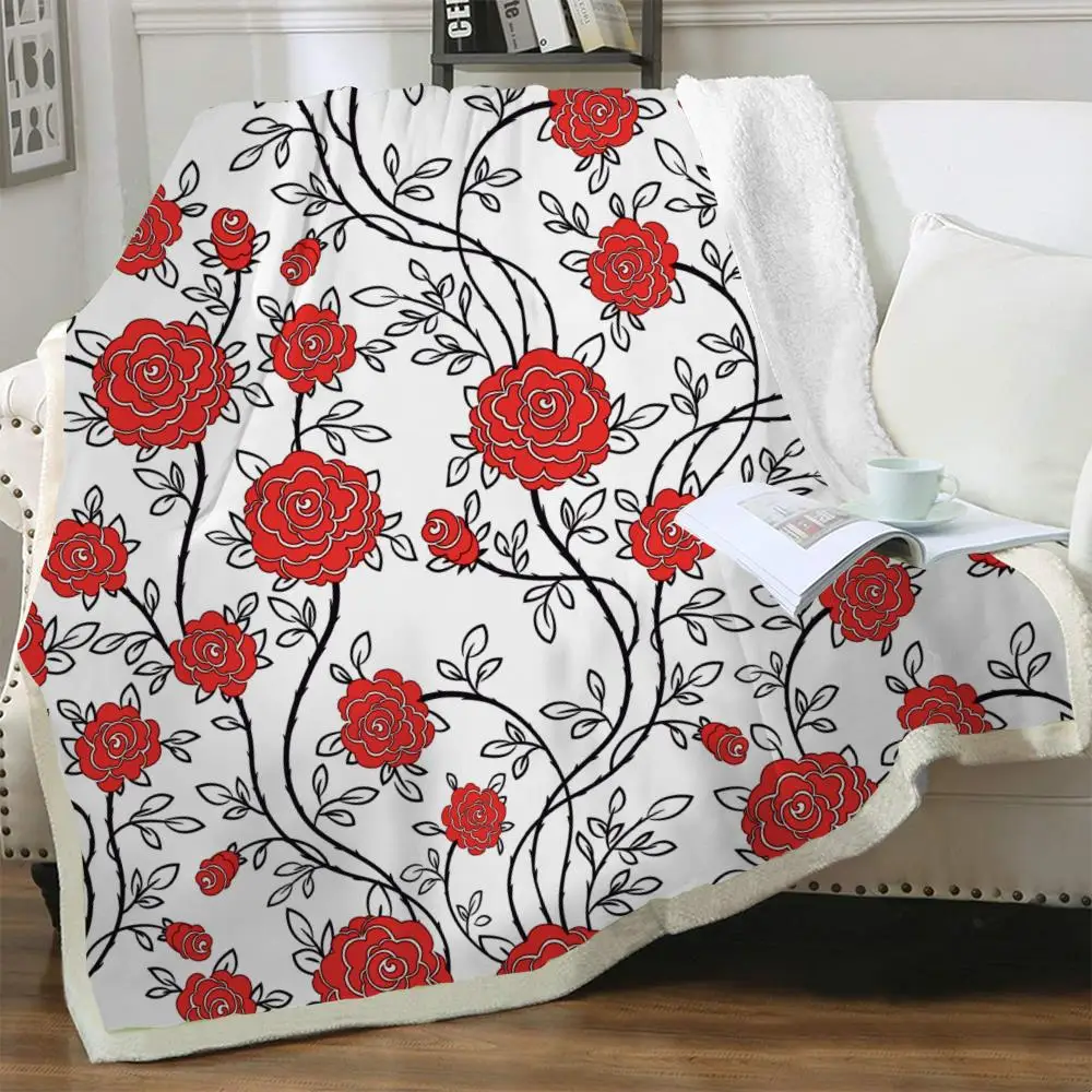 NKNK Brank Flowers Blanket Rose Flower Plush Throw Blanket Art Thin Quilt Painting Blankets For Beds Sherpa Blanket New Vintage
NKNK Brank Flowers Blanket Rose Flower Plush Throw Blanket Art Thin Quilt Painting Blankets For Beds Sherpa Blanket New Vintage