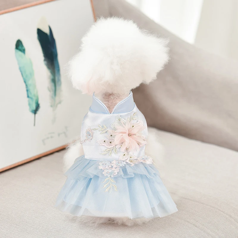 Dog Dress Chinese Style Pet Costume Puppy Princess Skirt Spring Summer Dog&Cat Clothing Pomeranian Yorkshire Chihuahua Bulldog
Dog Dress Chinese Style Pet Costume Puppy Princess Skirt Spring Summer Dog&Cat Clothing Pomeranian Yorkshire Chihuahua Bulldog
