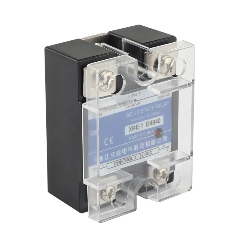 1 Pack Solid State Relay 40DA DC SSR Black Heat Sink for PID Thermostat Temperature Controller B2EF
1 Pack Solid State Relay 40DA DC SSR Black Heat Sink for PID Thermostat Temperature Controller B2EF