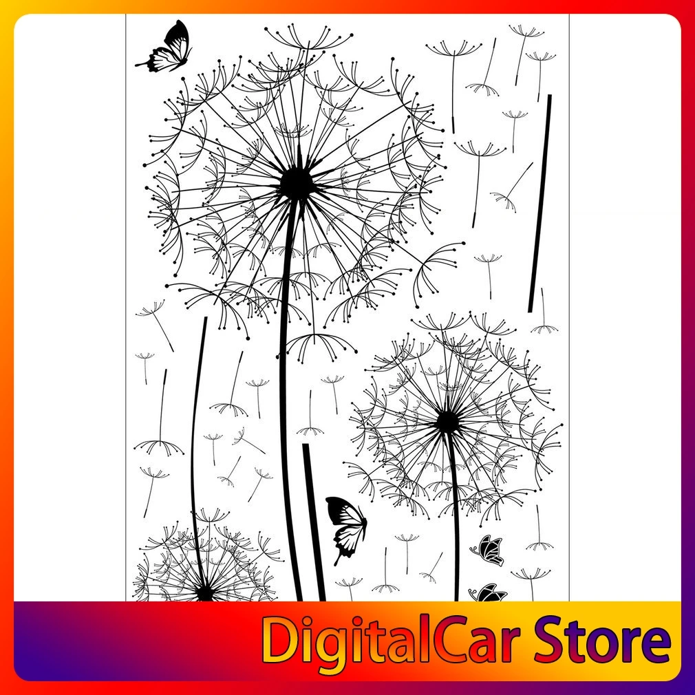 Dandelion Flower Butterfly Home Decal Wall Stickers Vinyl Living Room Sofa Background Decor Girls Women Room Window DIY Art
Dandelion Flower Butterfly Home Decal Wall Stickers Vinyl Living Room Sofa Background Decor Girls Women Room Window DIY Art
