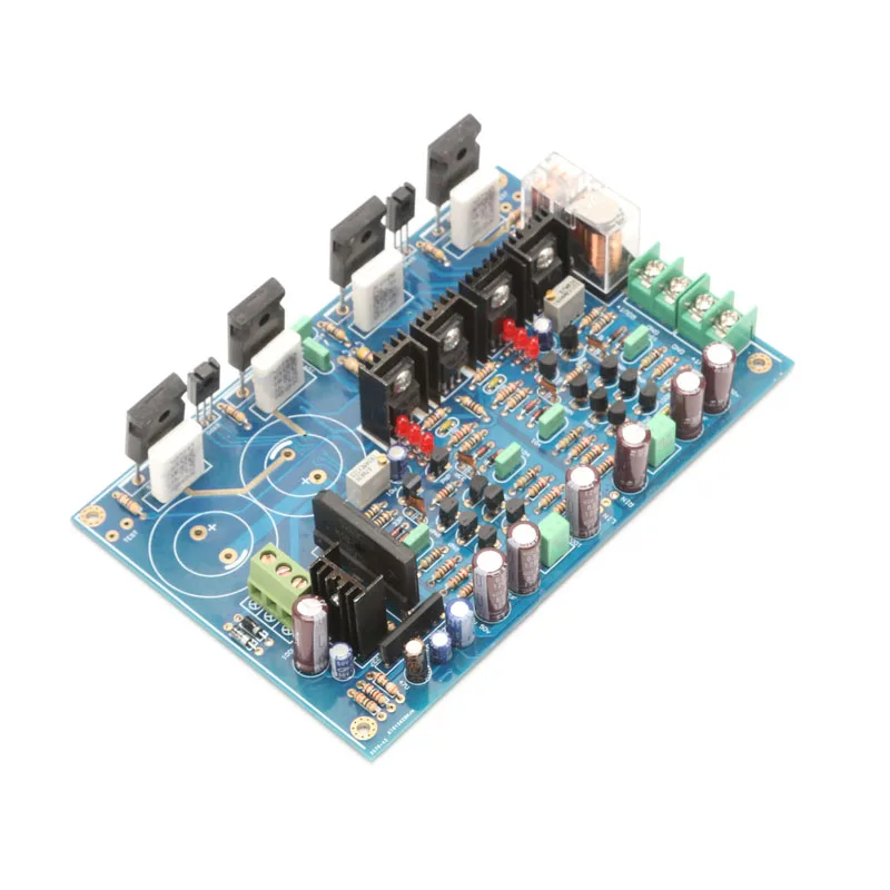 120W*2 A3 amplifier board fully symmetric double differential field effect transistor IRFP240 IRFP9240 amplifier board 
120W*2 A3 amplifier board fully symmetric double differential field effect transistor IRFP240 IRFP9240 amplifier board