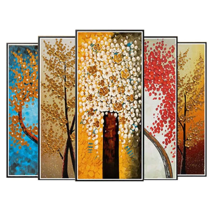 Large High Quality handmade Knife Oil Painting Handpainted Modern tree flower Canvas painting Home Decor Palette Picture home
Large High Quality handmade Knife Oil Painting Handpainted Modern tree flower Canvas painting Home Decor Palette Picture home