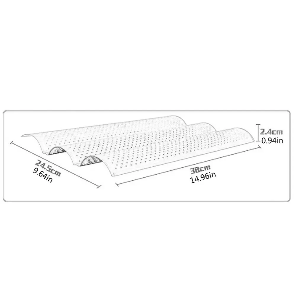 Practical Baking Durable Mould Perforated Tray Wave Stick Bread Stick For Kitchen Baking Home Not Sticky Accessories
Practical Baking Durable Mould Perforated Tray Wave Stick Bread Stick For Kitchen Baking Home Not Sticky Accessories