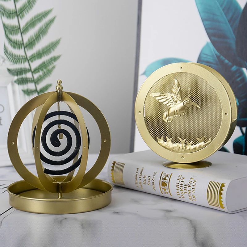 Mosquito Coil Holder Metal Creative Incense Coil Box Multifunction Mosquito Repellent Incense Plate Tray Home Decoration Crafts
Mosquito Coil Holder Metal Creative Incense Coil Box Multifunction Mosquito Repellent Incense Plate Tray Home Decoration Crafts