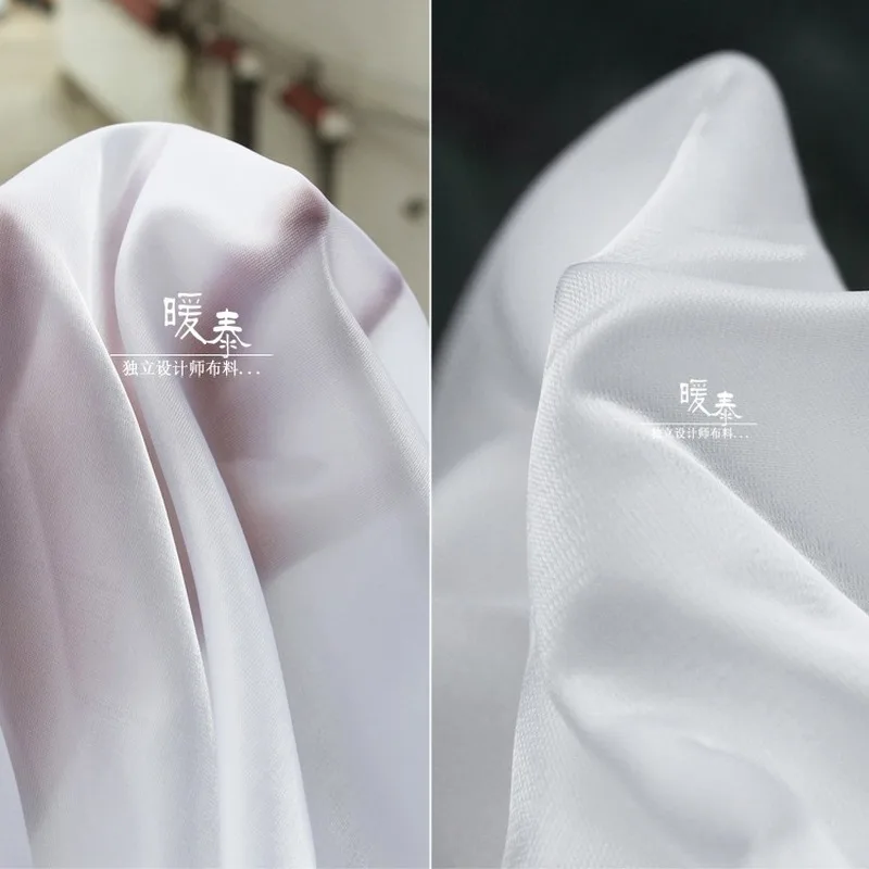 Imitation Satin Silk Fabric Pure White DIY Background Decor Skirt Shirt Cheongsam Dress Designer Fabric
Imitation Satin Silk Fabric Pure White DIY Background Decor Skirt Shirt Cheongsam Dress Designer Fabric