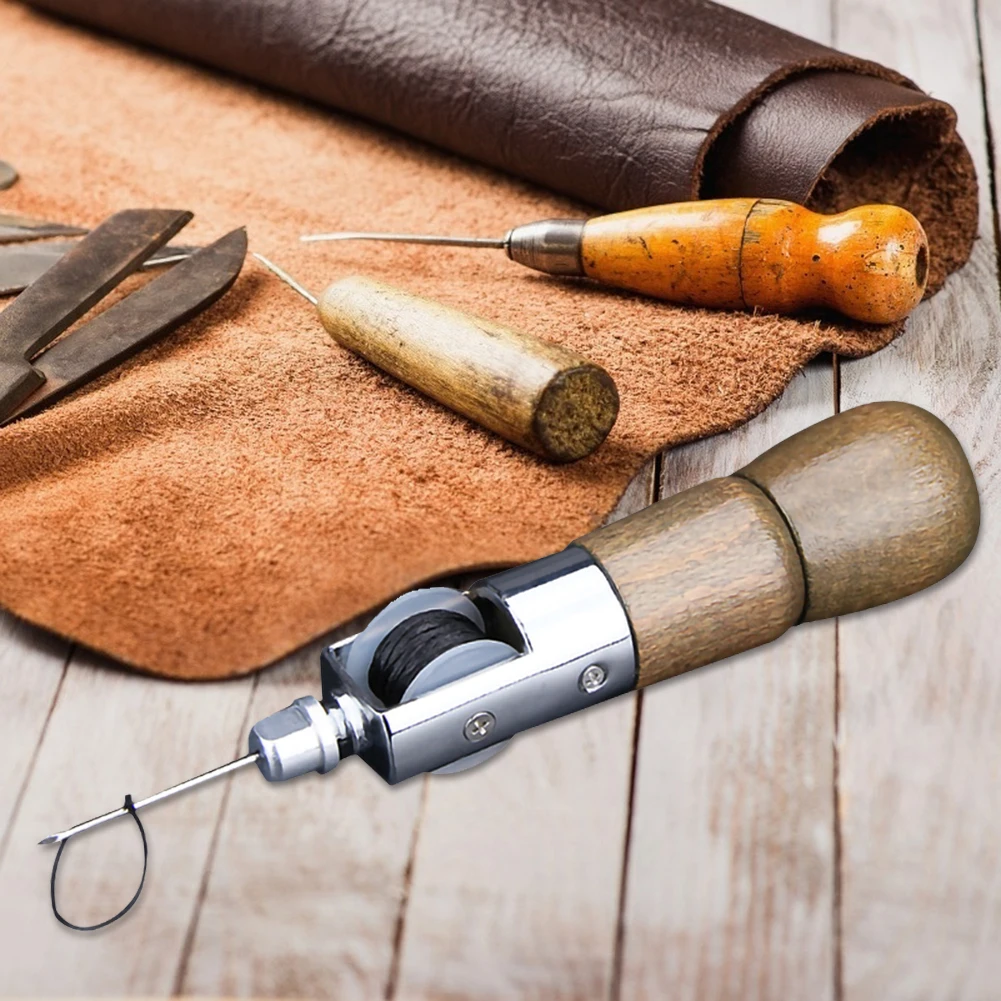 Stainless Steel Leather Sewing Machine Manual Wax Thread Needle Box Bag Leather Carving Home Crafts Hand Tools
Stainless Steel Leather Sewing Machine Manual Wax Thread Needle Box Bag Leather Carving Home Crafts Hand Tools