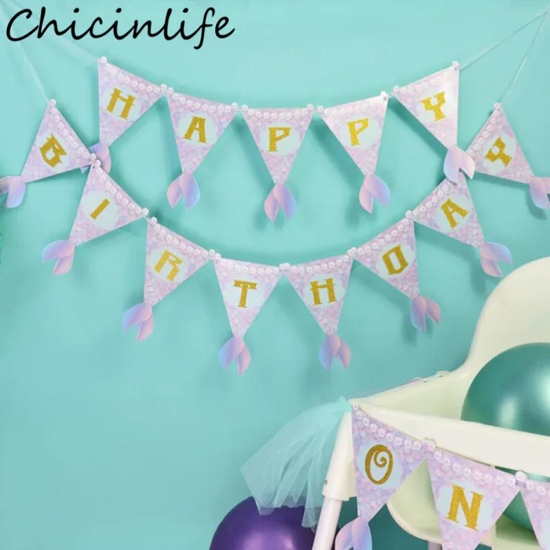 Chicinlife 1 комплект, хвост русалки, с днем рождения, баннеры, детский душ, украшение для дня рождения, под морем, для вечеринок, банты, гирлянды
Chicinlife 1 комплект, хвост русалки, с днем рождения, баннеры, детский душ, украшение для дня рождения, под морем, для вечеринок, банты, гирлянды