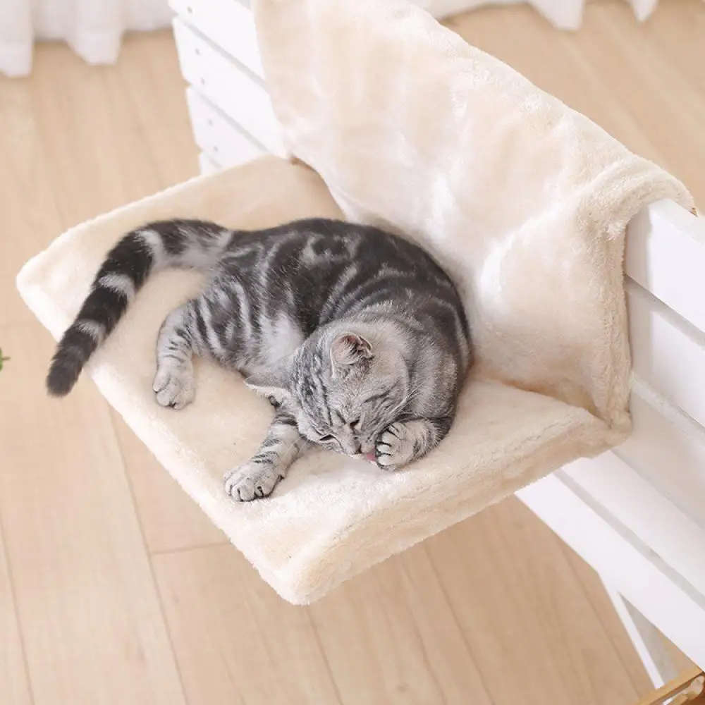 

Removable Cat Bed Window Sill Hammock Cat Radiator Lounge for Cats Kitty Hanging Bed Cosy Carrier Pet Bed Seat Hammock