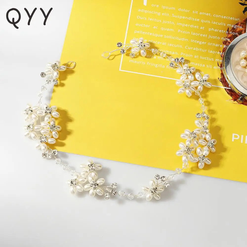 QYY Flower Crystal Headband Bridal Wedding Hair Jewelry Accessories Silver Color Headbands for Women Prom Bride Headpiece Gifts
QYY Flower Crystal Headband Bridal Wedding Hair Jewelry Accessories Silver Color Headbands for Women Prom Bride Headpiece Gifts