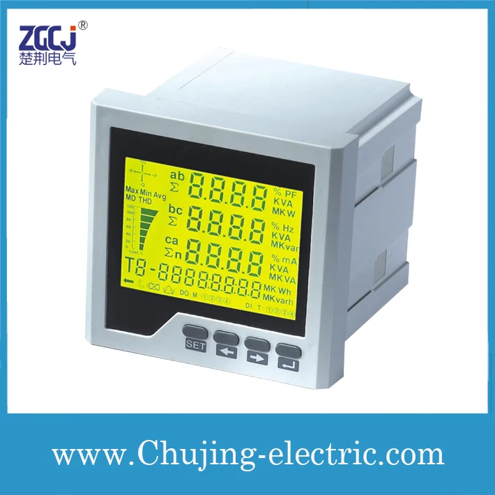 LCD Power Quality Meter intelligent multifunction power meter with analogue output 4-20mA DC with RS485 function
LCD Power Quality Meter intelligent multifunction power meter with analogue output 4-20mA DC with RS485 function