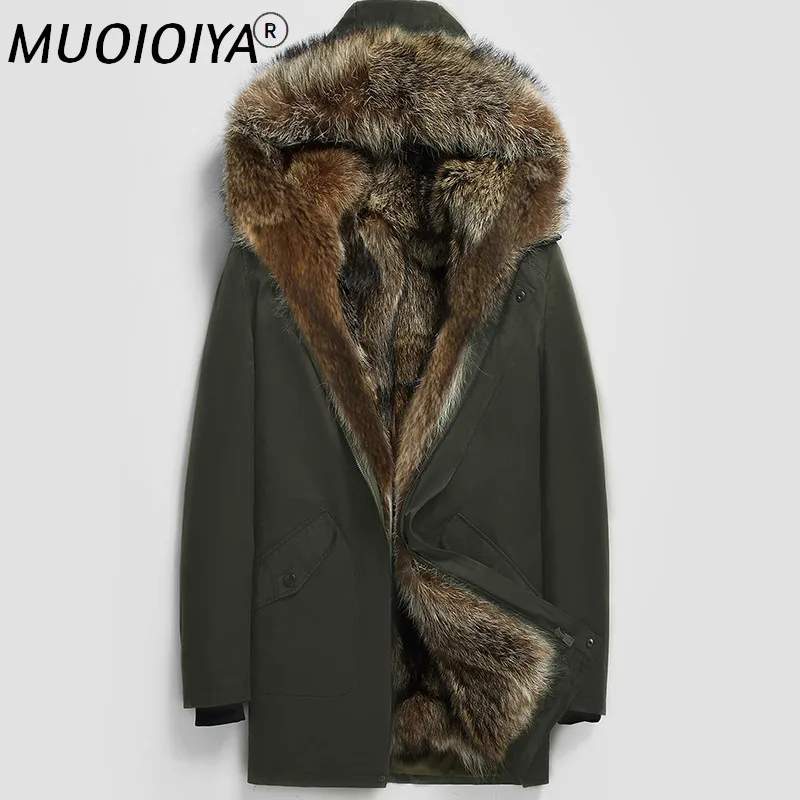 MUOIOYIA Real Fur Coat Men Parka Long Winter Jacket Natural Raccoon Fur Liner Warm Luxury Jackets Parkas Hombre 81716 KJ2442
MUOIOYIA Real Fur Coat Men Parka Long Winter Jacket Natural Raccoon Fur Liner Warm Luxury Jackets Parkas Hombre 81716 KJ2442