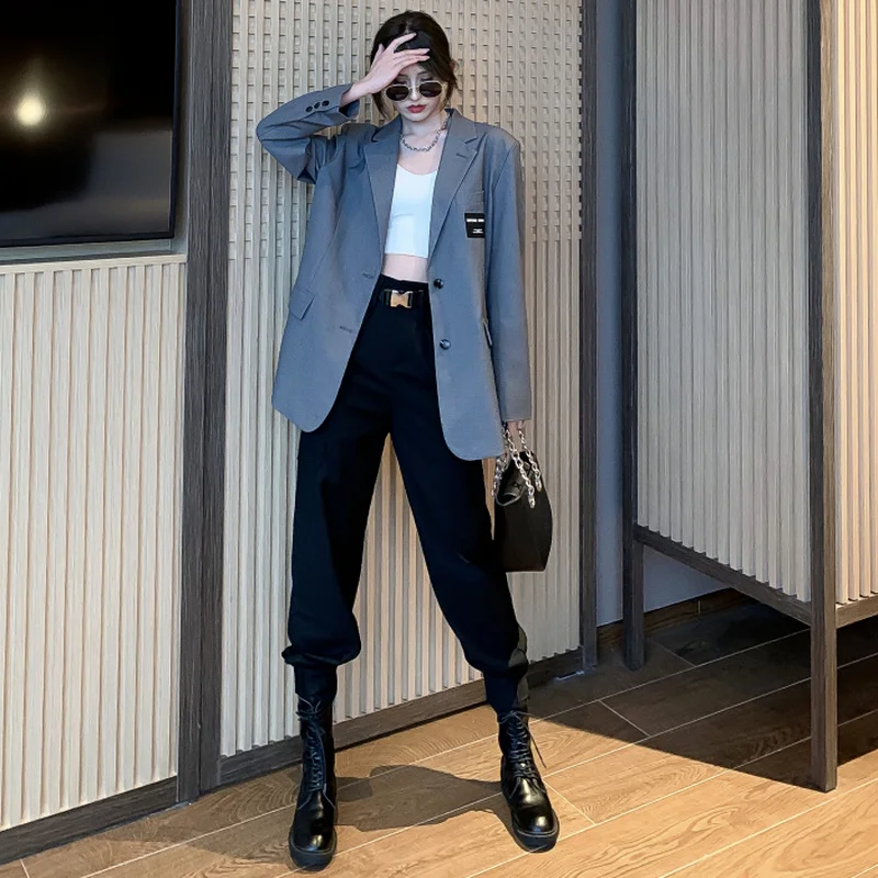 Jackets Blazers Women Loose Temperament Streetwear Korean Version Leisure Long Sleeve Clothing Retro Outerwear
Jackets Blazers Women Loose Temperament Streetwear Korean Version Leisure Long Sleeve Clothing Retro Outerwear