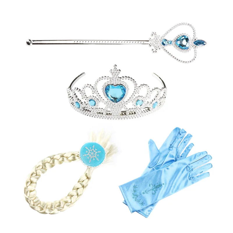 Princess Little Girls Kids Halloween Cosplay Dress Up Accessories Crown Braid Wand Blue Gloves Sets
Princess Little Girls Kids Halloween Cosplay Dress Up Accessories Crown Braid Wand Blue Gloves Sets
