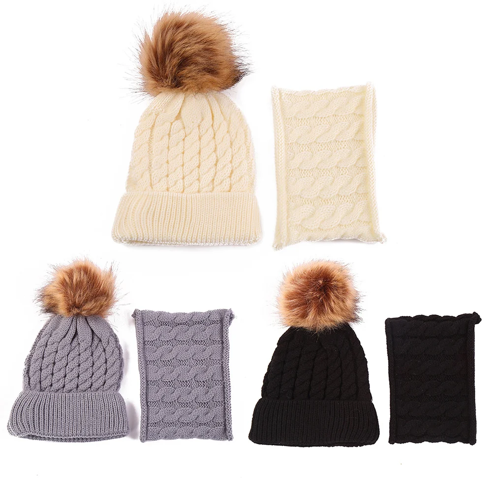 2020Baby Boy Girl Beanie Hats Winter Scarfs Set Children Cute Warm Beanie Hat Knit Soft Caps 2 Pieces Neckwarmer Cap Scarf
2020Baby Boy Girl Beanie Hats Winter Scarfs Set Children Cute Warm Beanie Hat Knit Soft Caps 2 Pieces Neckwarmer Cap Scarf