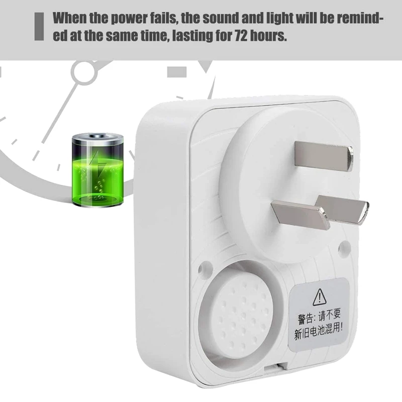 Power Failure Alerter, 220V Automatic Power Failure Alerter Emergence Lamp Reminder Abnomal Voltage Alarm US Plug
Power Failure Alerter, 220V Automatic Power Failure Alerter Emergence Lamp Reminder Abnomal Voltage Alarm US Plug
