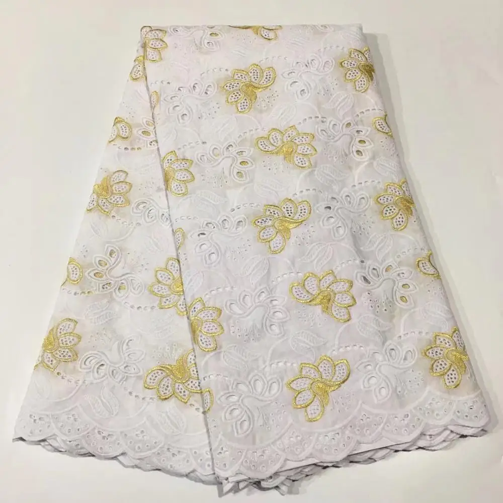 2020 Designs 100% Cotton Swiss Voile Lace Fabrics Embroidery in Switzerland Garment Dubai Style Lace materials 5Yards for Dress
2020 Designs 100% Cotton Swiss Voile Lace Fabrics Embroidery in Switzerland Garment Dubai Style Lace materials 5Yards for Dress