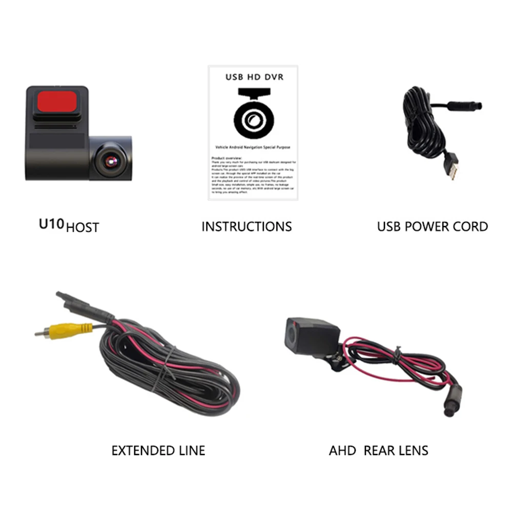 Dash Cam Front And Rear Camera For Cars 720P@30fps, 270° Wide Angle, With Night Vision, Loop Recording, ADAS, Parking Monitor
Dash Cam Front And Rear Camera For Cars 720P@30fps, 270° Wide Angle, With Night Vision, Loop Recording, ADAS, Parking Monitor