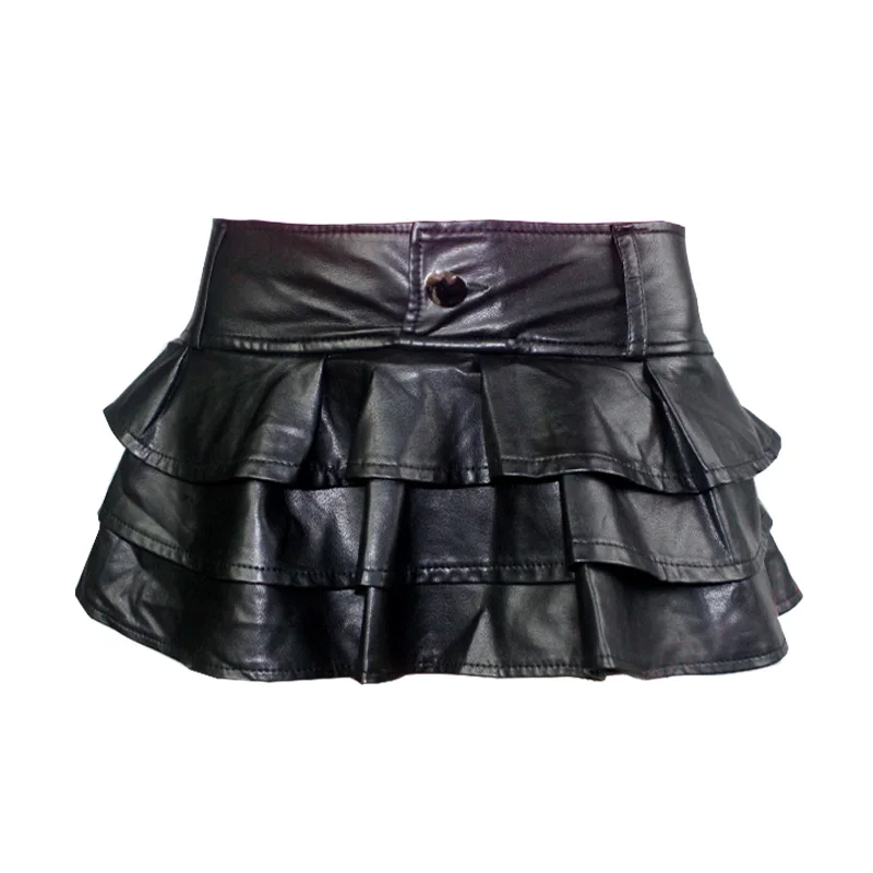 2020 autumn and winter new female Korean version slimming miniskirt sexy fashion PU leather shorts skirt cake DQ1208
2020 autumn and winter new female Korean version slimming miniskirt sexy fashion PU leather shorts skirt cake DQ1208