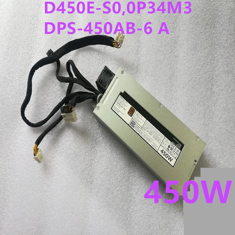 

New Original PSU For DELL PE R430 450W Power Supply D450E-S0 0P34M3 DPS-450AB-6 A D450E-S1
