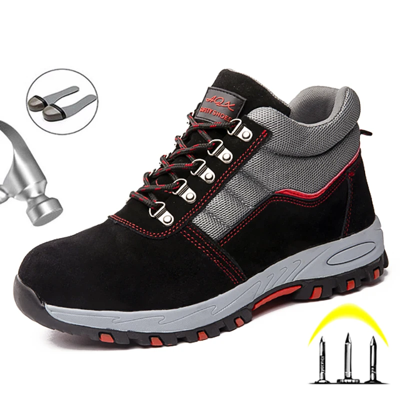 New Winter Men's Safety Boots Work Shoes Steel Toe Work Boots Puncture-Proof Winter Boots Plush Warm Work Sneakers Winter Shoes
New Winter Men's Safety Boots Work Shoes Steel Toe Work Boots Puncture-Proof Winter Boots Plush Warm Work Sneakers Winter Shoes