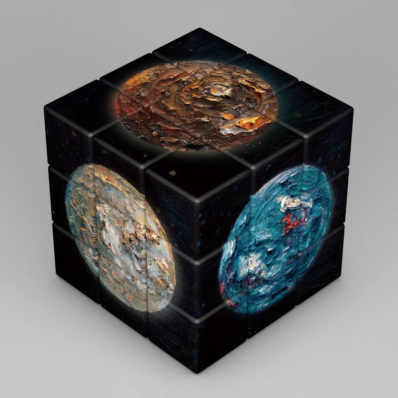

Универсальная планета 3x3x3 креативный Кубик Рубика головоломка Снятие напряжения животное Кубик Рубика игрушка индивидуальный детский под...