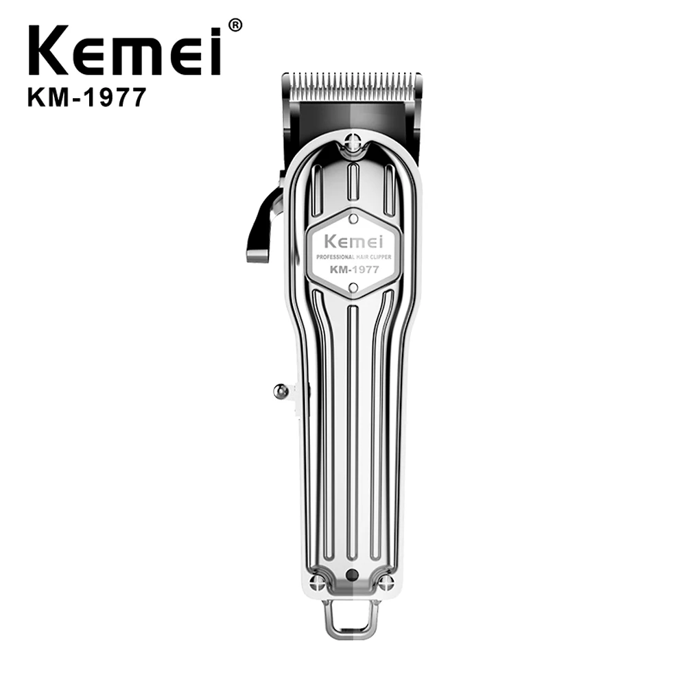 Профессиональная Металлическая машинка для стрижки волос Kemei, электрический триммер для мужчин, устройство для выцветания волос, Парикмахерская
Профессиональная Металлическая машинка для стрижки волос Kemei, электрический триммер для мужчин, устройство для выцветания волос, Парикмахерская