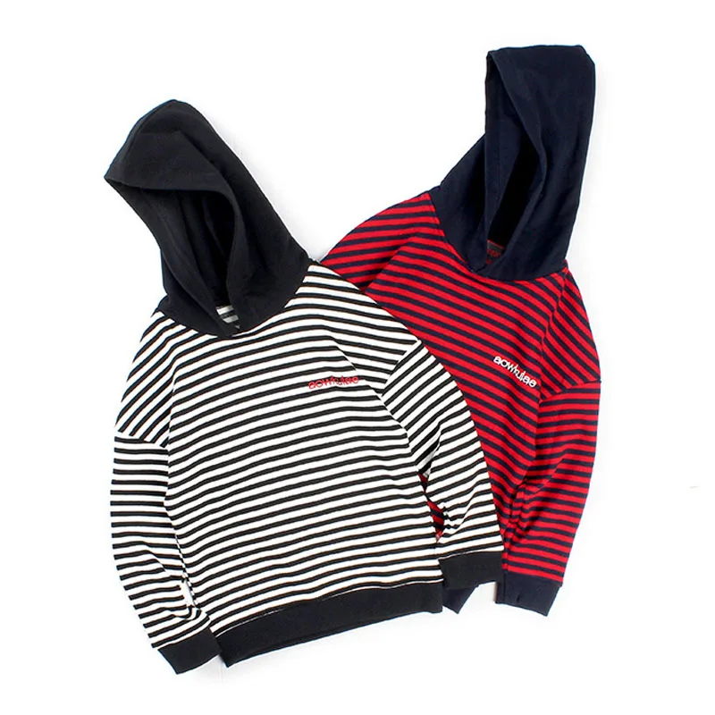 Kids clothes knitted guard jacket boys girls thick warm striped hooded sweatshirt in the big child high quality clothing cotton
Kids clothes knitted guard jacket boys girls thick warm striped hooded sweatshirt in the big child high quality clothing cotton