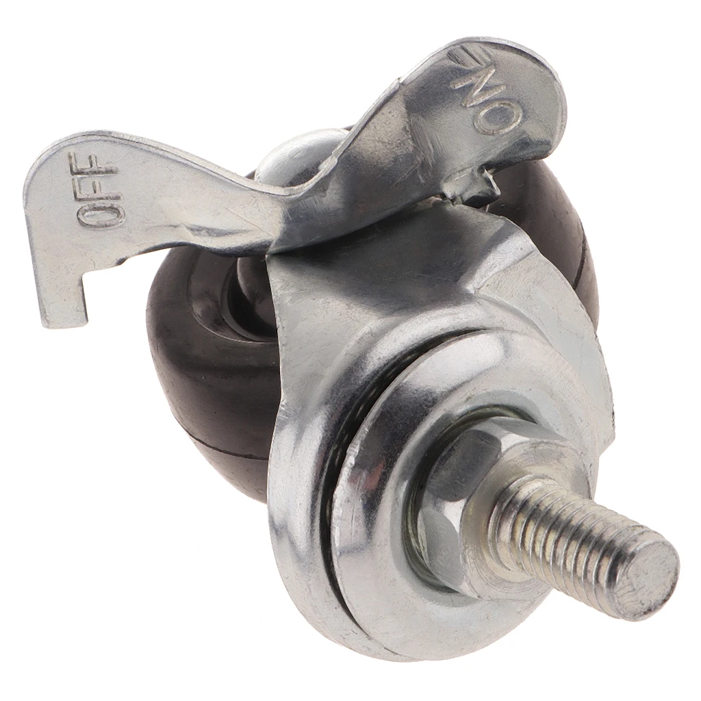 360 Degs Universal Roller Swivel Plate Casters Rubber Wheels W/ Lock Brake
360 Degs Universal Roller Swivel Plate Casters Rubber Wheels W/ Lock Brake