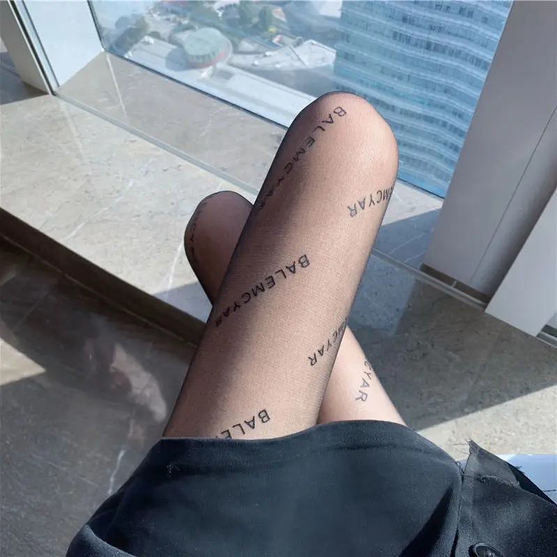 Black silk sock letter sexy net sock net red underpants JK anti hook silk thin style shows thin tide
Black silk sock letter sexy net sock net red underpants JK anti hook silk thin style shows thin tide