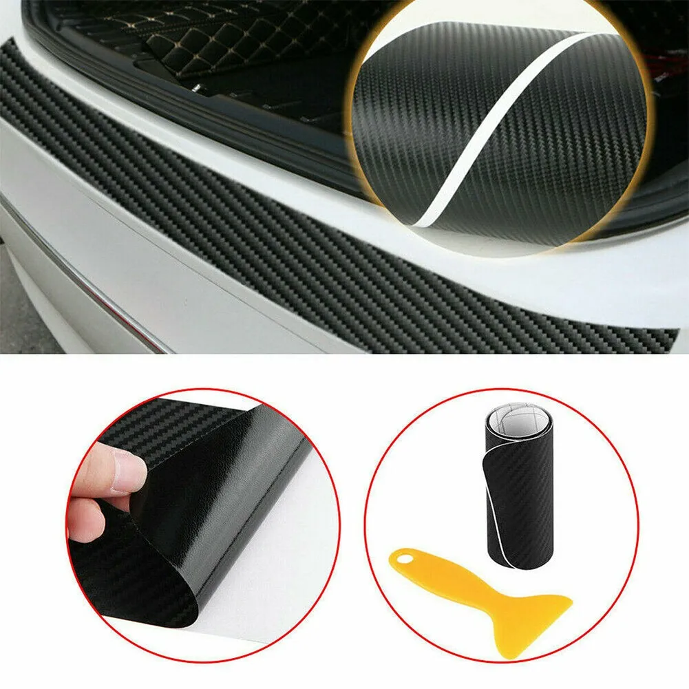 1pcs Rear Bumper Sticker PVC Carbon Fiber PVC Car Rear Bumper Edge Protector Corner Trim Sticker Accessories With Scraper
1pcs Rear Bumper Sticker PVC Carbon Fiber PVC Car Rear Bumper Edge Protector Corner Trim Sticker Accessories With Scraper
