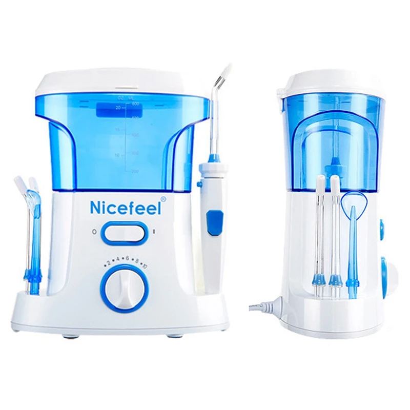 Nicefeel Oral Irrigator 7Pcs Tips Water Flosser Electric Cleaner 600Ml Oral Hygiene Flosser Water Flossing EU Plug
Nicefeel Oral Irrigator 7Pcs Tips Water Flosser Electric Cleaner 600Ml Oral Hygiene Flosser Water Flossing EU Plug