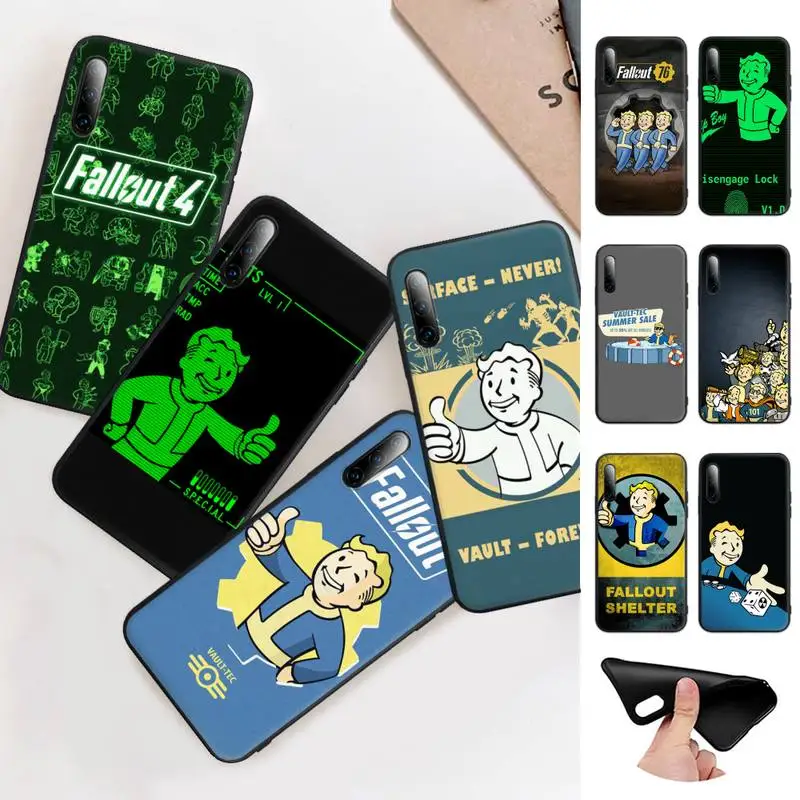 

Fallout Shelter Game Phone Case For Huawei P30 P20 P40 Pro P10 Lite E P Smart Z 2019 2020 Silicone Cover