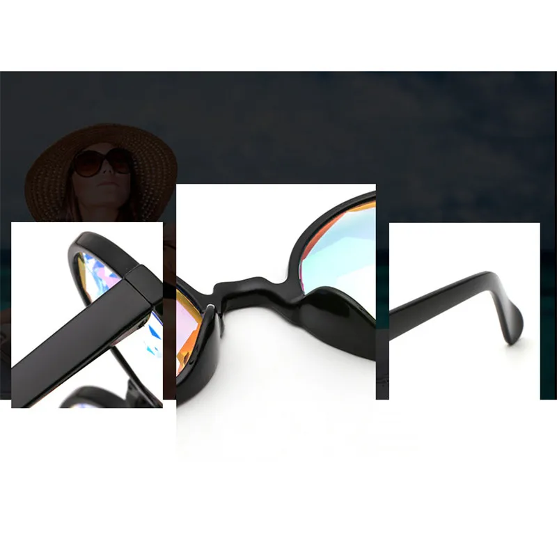 Голографические солнцезащитные очки-калейдоскопы TTLIFE для вечеринки карнавала