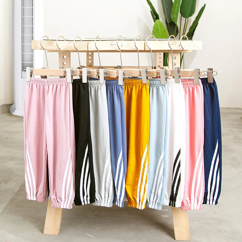 Summer Ice Silk Cotton Linen Casual Trousers Children's Mosquito-Proof Pants Boys and Girls Bloomers Thin Air-conditioned Pants
Summer Ice Silk Cotton Linen Casual Trousers Children's Mosquito-Proof Pants Boys and Girls Bloomers Thin Air-conditioned Pants