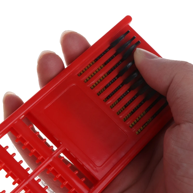 Double Side Spring Hooks Storage Fishing Rig Board Plastic Catch Holder Storage Random Color
Double Side Spring Hooks Storage Fishing Rig Board Plastic Catch Holder Storage Random Color