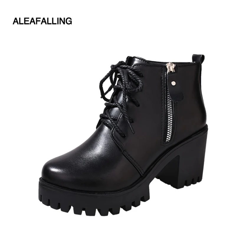 Aleafalling Women Boots Zip Open Relax Motorcycle Girl Winter Snow Warm Boots Street Trend 8cm High Heel Ankle Boots WBT337
Aleafalling Women Boots Zip Open Relax Motorcycle Girl Winter Snow Warm Boots Street Trend 8cm High Heel Ankle Boots WBT337