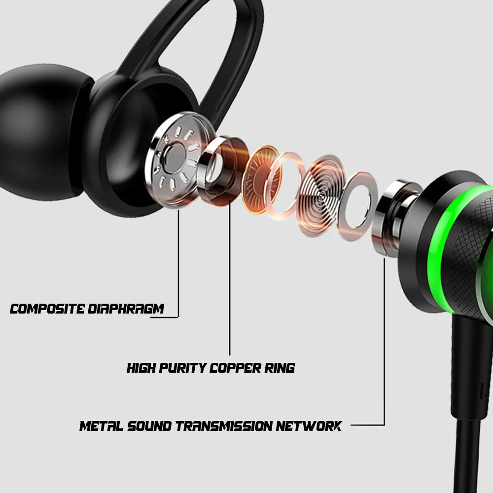 Ms In-Ear Lighting Headphone No Delay Game Neckband Earpphone Hifi High-Fidelity Noise Cancelling Sports Fitness Earpiece
Ms In-Ear Lighting Headphone No Delay Game Neckband Earpphone Hifi High-Fidelity Noise Cancelling Sports Fitness Earpiece