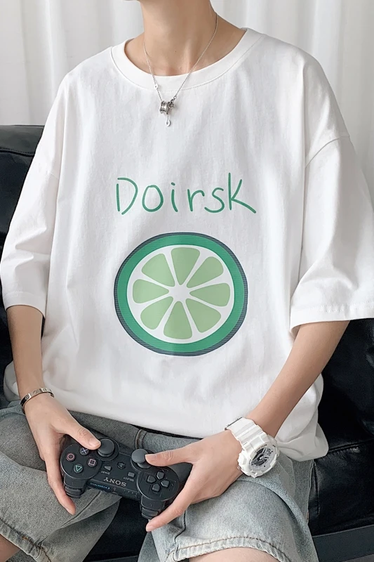 Short Sleeve T-shirt Men's Summer Ins Korean Style Trendy 2021 New Fashion Brand Casual All-Matching Printed Half Sleeve
Short Sleeve T-shirt Men's Summer Ins Korean Style Trendy 2021 New Fashion Brand Casual All-Matching Printed Half Sleeve