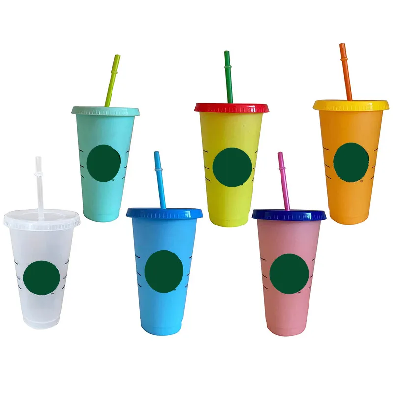 710ml Plastic Temperature Change Color Cup WITH LOGO Colorful Cold Water Color Changing Coffee Cup Mug Tumbler Kitchen Drinkware
710ml Plastic Temperature Change Color Cup WITH LOGO Colorful Cold Water Color Changing Coffee Cup Mug Tumbler Kitchen Drinkware