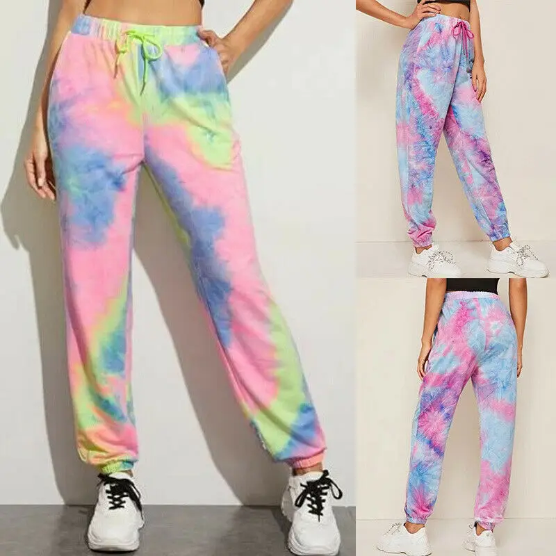 2021 Hot Womens Tie Dye Rainbow Joggers Ladies Casual Jogging Bottoms Tracksuit Trousers
2021 Hot Womens Tie Dye Rainbow Joggers Ladies Casual Jogging Bottoms Tracksuit Trousers