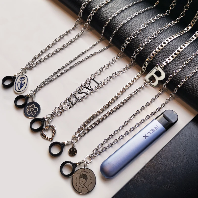 Necklace Lanyard For RELX Infinity Phantom Device With Lanyard Case Metal FOR YOOZ 2 Necklace Silver Model
Necklace Lanyard For RELX Infinity Phantom Device With Lanyard Case Metal FOR YOOZ 2 Necklace Silver Model